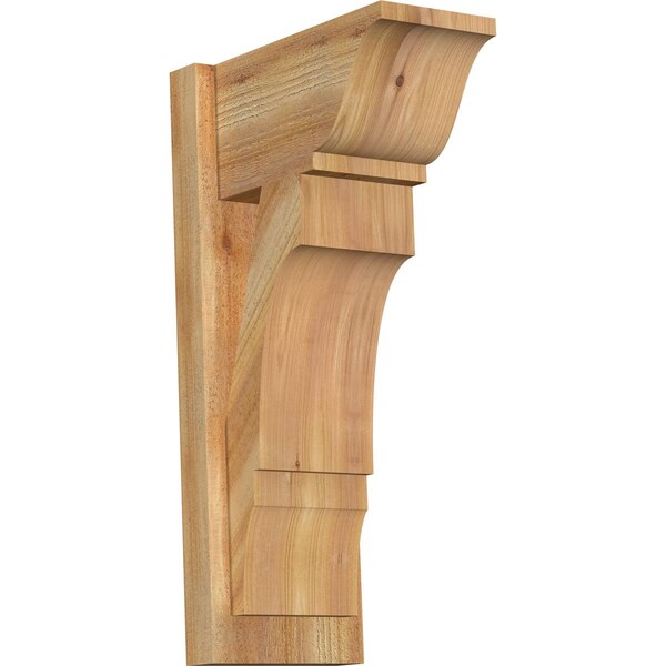 Ekena Millwork Balboa Traditional Rough Sawn Outlooker, Western Red Cedar, 8"W x 14"D x 26"H OUT08X14X26BOA01RWR - main